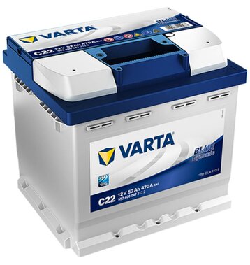 VARTA C22 Blue Dynamic 552 400 047 Autobatterie 52Ah