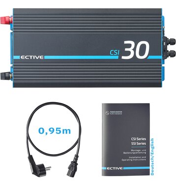 ECTIVE CSI 30 3000W/24V Sinus-Wechselrichter mit Ladegert, NVS- und USV-Funktion