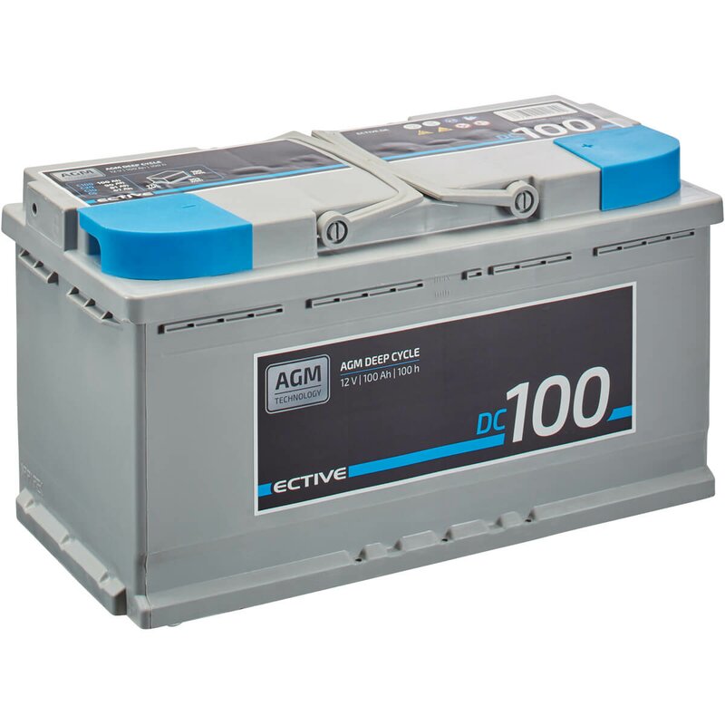 AGM 100Ah Deep Versorgungsbatterie DC Cycle ECTIVE 100