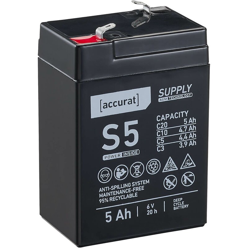Akku 6V 1,2AH Blei Gel AGM Batterie für USV UPS uvm.